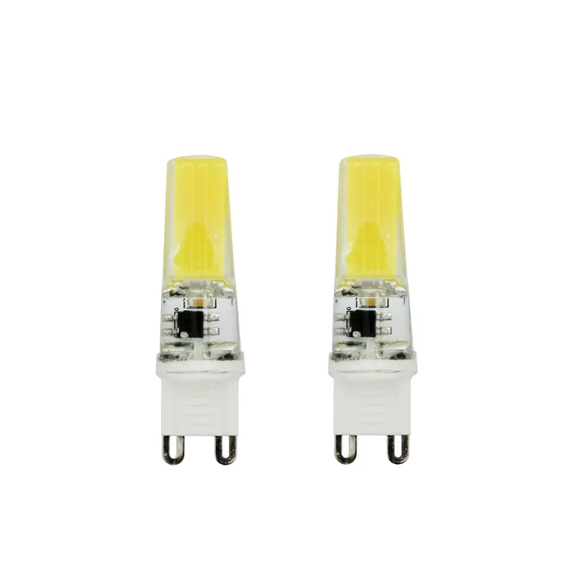 Светодиодный G4 G9 E14 лампы AC/DC затемнения 12V 220V 6 Вт 9 12 COB SMD светодиодный свет