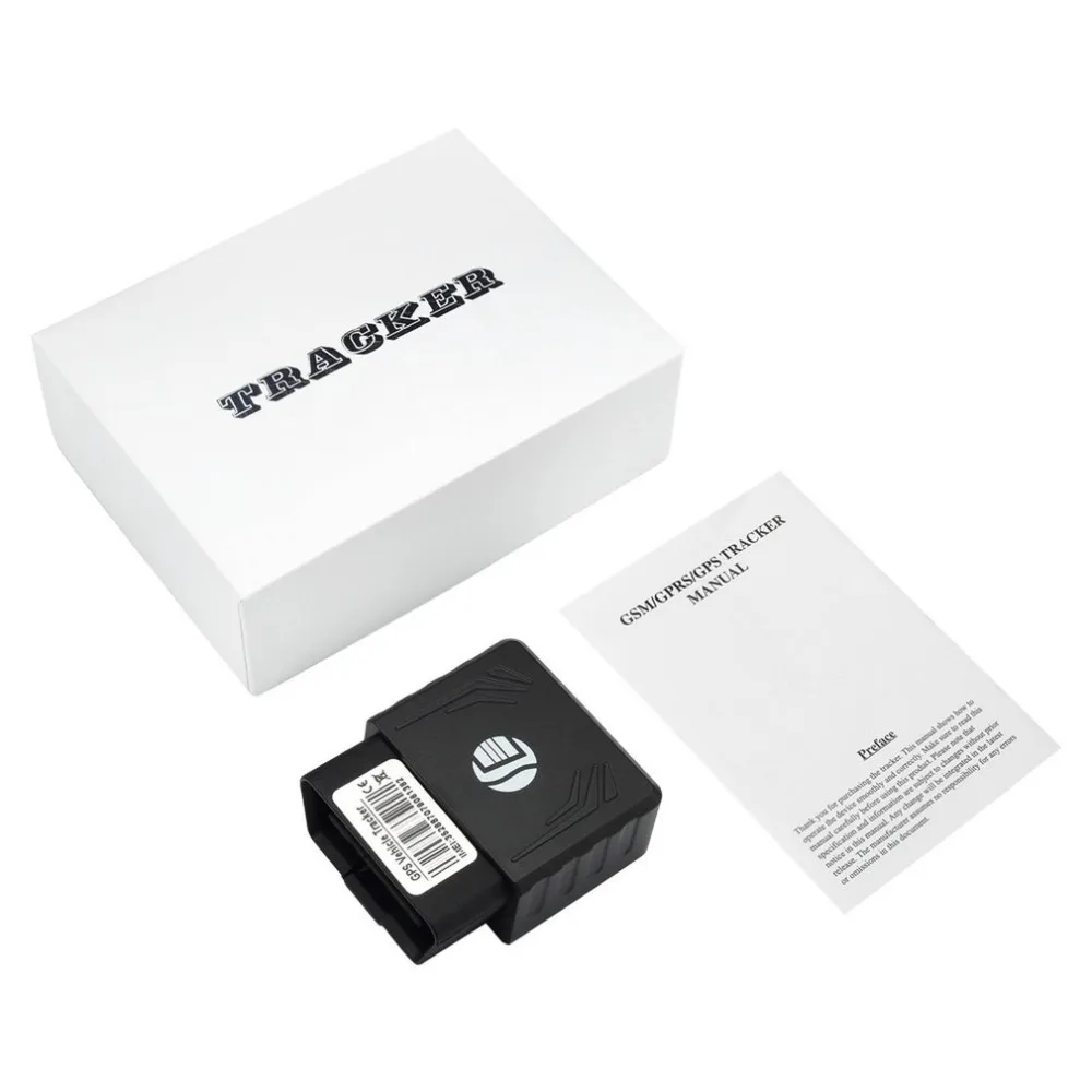TK306 OBD gps трекер автомобиля GSM устройство слежения OBD2 16 контактный интерфейс gps локатор с приложением платформы