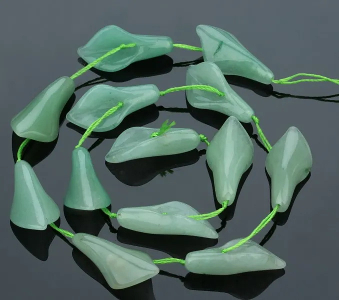 

Natural Stone pink Green Aventurine ear irregular shape gravel Beads for Jewelry Making Diy Bracelet dt3sd