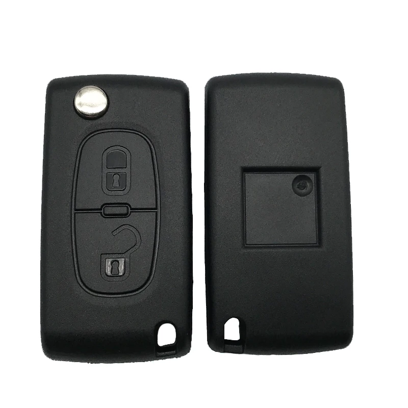 2 Buttons Car Key Case Peugeot 308 408 207 307 3008 5008 807 Citroen C2 C3 C4 C5 C6 Remote Flip Key Shell CE0523 CE0536 key case car key shell key shell