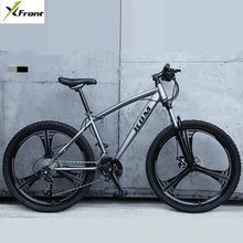 x-передний бренд 26 дюймов 21/24/27 скорость углеродистая сталь горный велосипед одно колесо велосипед Открытый путешествия bicicleta