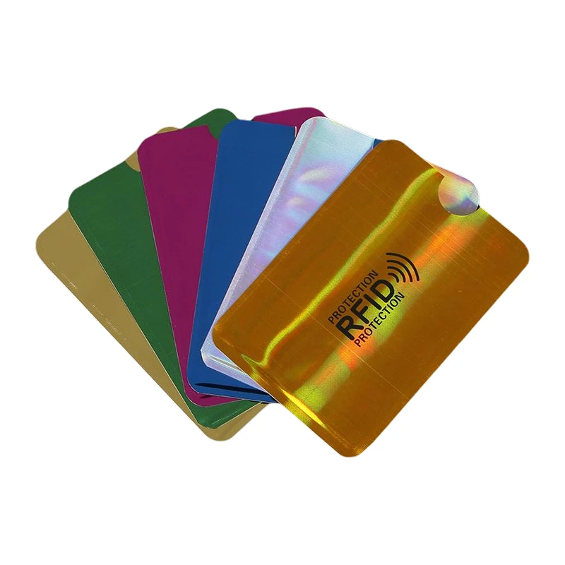 Anti Rfid Card Holder Nfc Blocking Sleeve Aluminium Foil Id Business Credit Card Case Cover Silver Wallet Theft Protection Access Control Cards Aliexpress