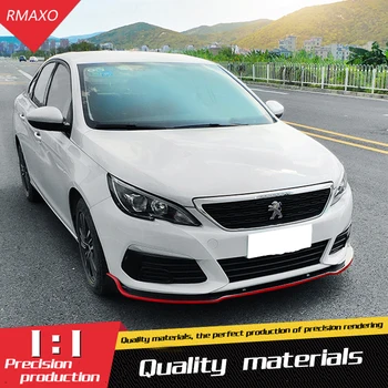 

For Peugeot 308 Body kit spoiler 2016-2018 For Peugeot 308 ABS Rear lip rear spoiler front Bumper Diffuser Bumpers Protector