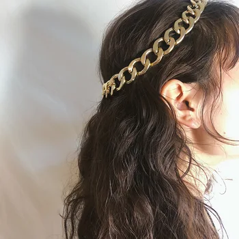 

States cross-border hair accessories environmental geometry joker character coarse chain stretch hand hair and women