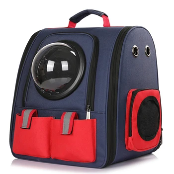 

Pet Bag Cat Bag Outwalking Travel Carrier Portable Space Backpag Capsule Breathable Pet Folding Large Space Ventilation Dog Bag
