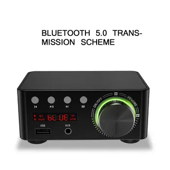 

TiOODRE Bluetooth Power Amplifier Mini HIFI Bluetooth Amplifier Digital Audio Amplifier Stereo Amplifier Support USB TF Card