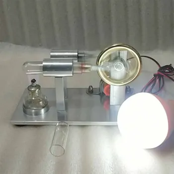 

Stirling Engine Model Science Experiment Kit Small Production Kit (Random Color Of Bulb) Model Education Toy Gift For Kids Adult