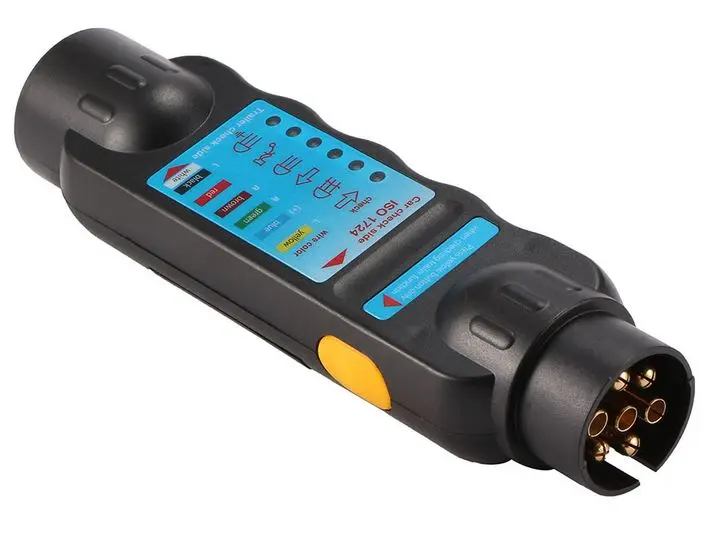 12v 7 Pin автомобиль и БУКСИРОВКА прицепа огни вилка и розетка кабельная проводка тестер цепи