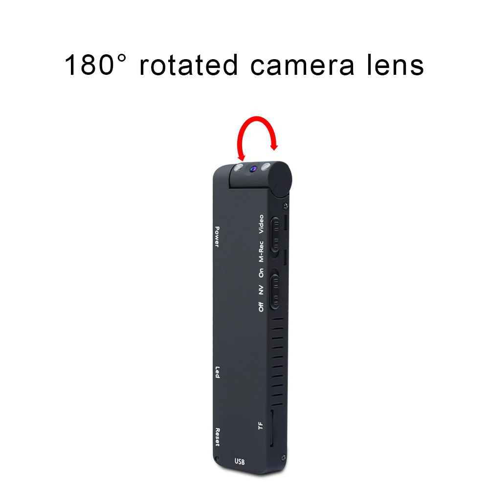 Инфракрасная камера ночного видения мини ручка 1080P Запись DVR DV Аудио Видео микро
