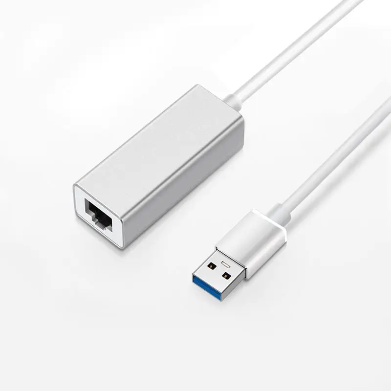 Сетевой адаптер USB 3,0 для Ethernet RJ45 Lan гигабитный адаптер для Ethernet 10/100/1000 Мбит/с Поддержка nintendo Switch белый
