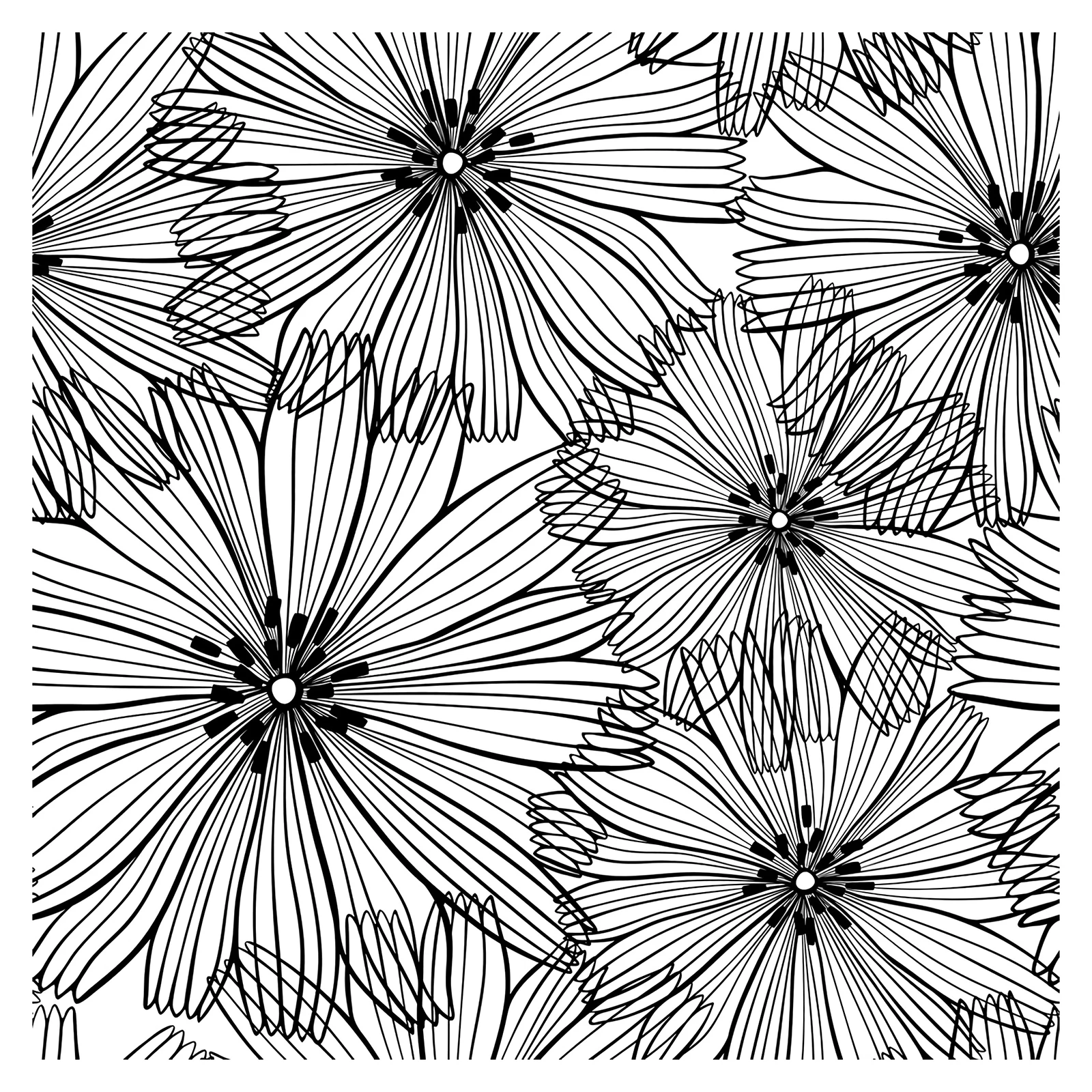 Clear Stamps Stamen Seamless Pattern For DIY Scrapbooking Card Making Album Decorative Silicone Seal Craft