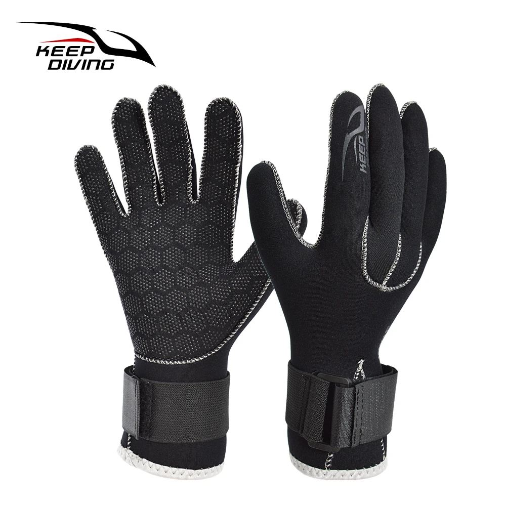 3MM Genuine Neoprene Gloves Anti Scratch and Keep Warm for Scuba Diving Non-slip Snorkeling Equipment swimming gloves,wetsuit gloves,neoprene gloves