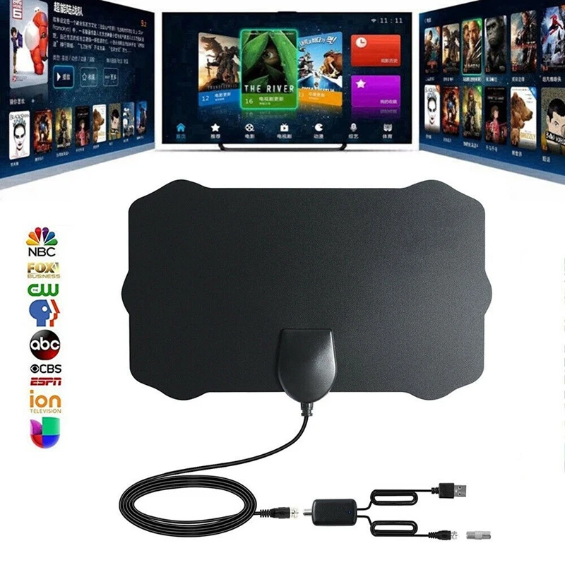 960 миля диапазонная антенна ТВ цифровой HD HDTV 1080P 4K цифровой Крытый