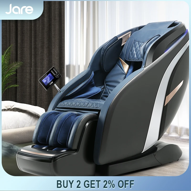 Jare A9 Wholesale Electric 4D Zero Gravity Full Body Airbags SL Track Massage Chair | Красота и здоровье