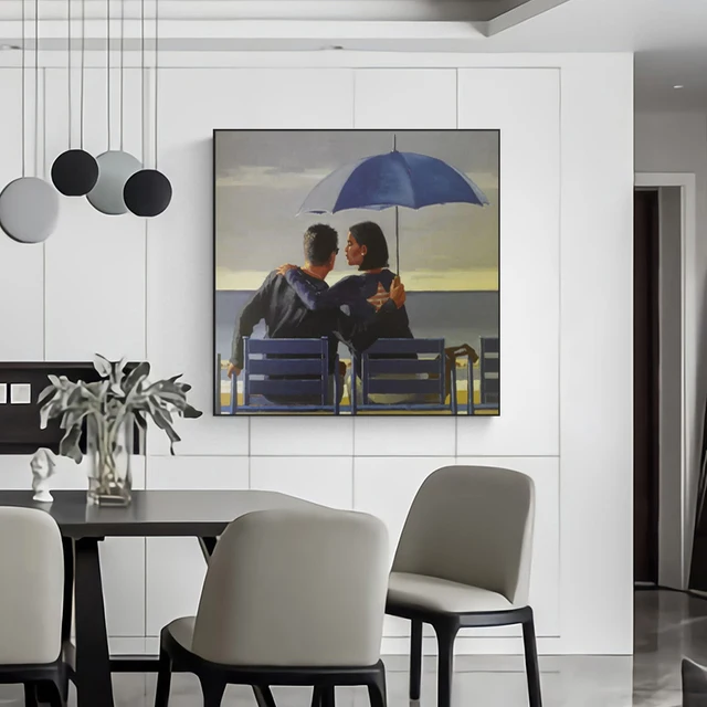 Reproduction Encadrée Jack Vettriano – Bluebird At Bonneville – 66x46 Cm