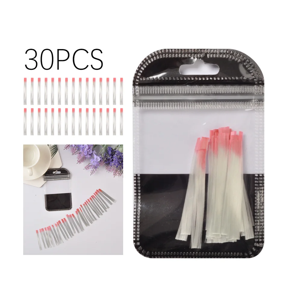 10 Вт 30 50 шт. волокно Стекло наращивание ногтей Fibernails волокна для шелковые
