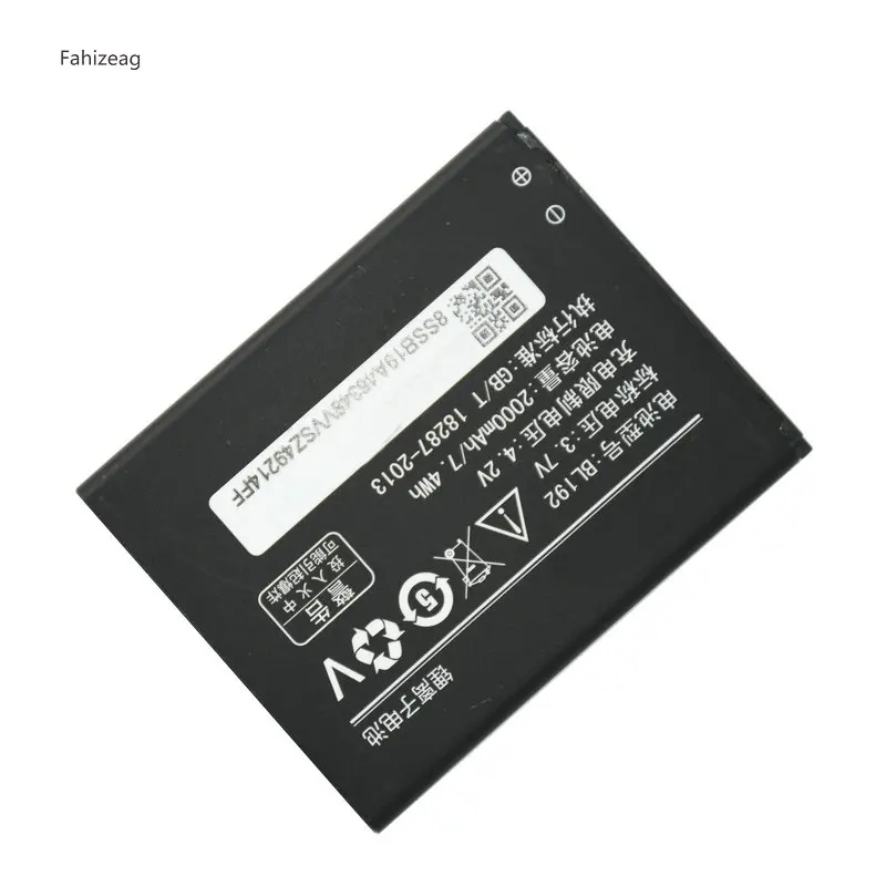 Fahizeag BL192 BL 192 Замена Батарея для lenovo A300 A750 A328 A328T A526 A388T A529 A680 A590 A560 A505E мобильного