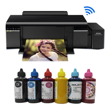 

einkshop Sublimation Ink For Epson with A4 Printer Heat Transfer Ink Heat Press Sublimation Ink For Used Mug Cup/T-shirt