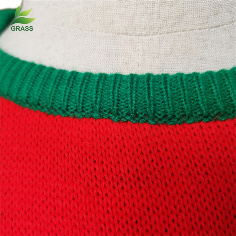 Забавный вязаный Рождественский свитер с бантом из ленты для мужчин, милый мужской вязаный пуловер, рождественский джемпер размера плюс