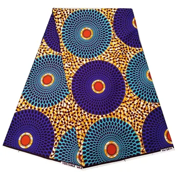 

wholesale Ankara african wax print fabric veritable wax Nigiria wrapper pure cotton