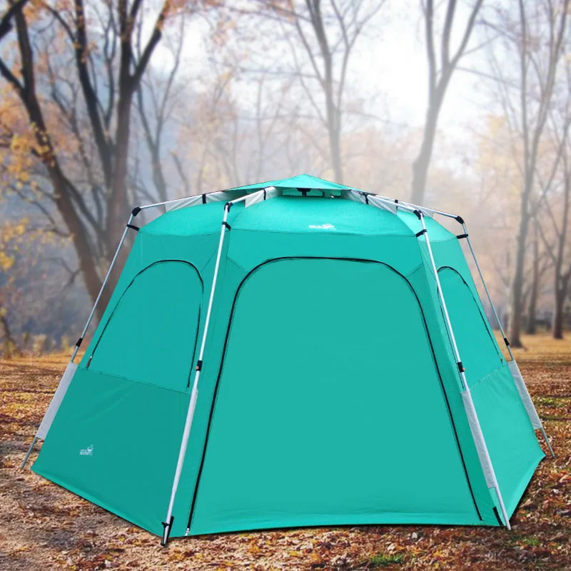 5-8 человек алюминиевого сплава автоматические палатки для кемпинга Водонепроницаемый Открытый Туризм пикника большая семейная палатка кемпинговая палатка