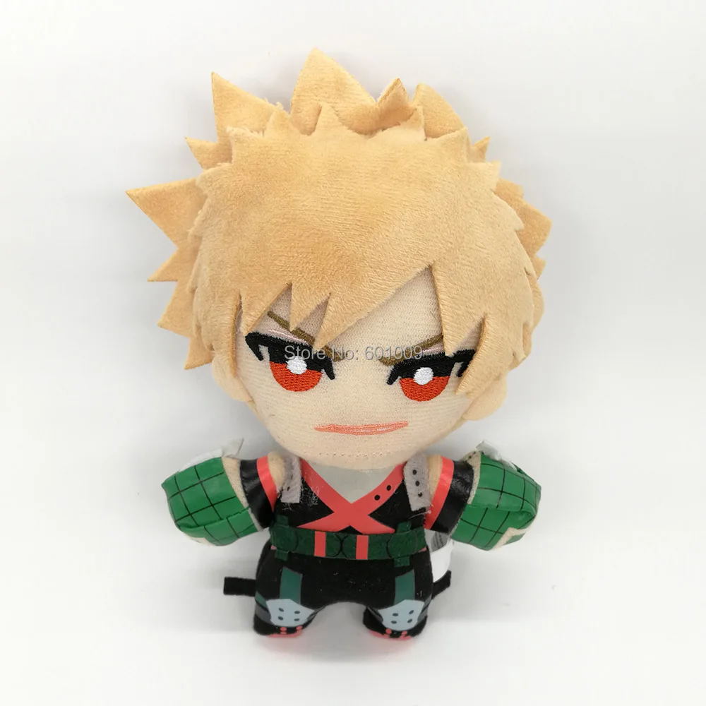 A BakugouKatsuki15cm 10/лот My Hero Academy Bakugou Katsuki Todoroki Shoto Midoriya Izuku 4-15 см Подвеска Плюшевая Кукла розничная торговля - Цвет: A BakugouKatsuki15cm