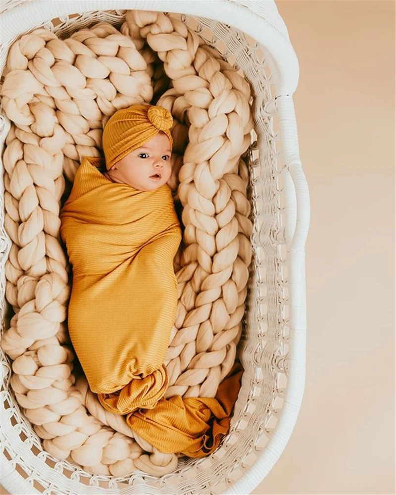 Новое одеяло для новорожденных мальчиков, пеленка для сна, муслиновая пеленка - Цвет: A