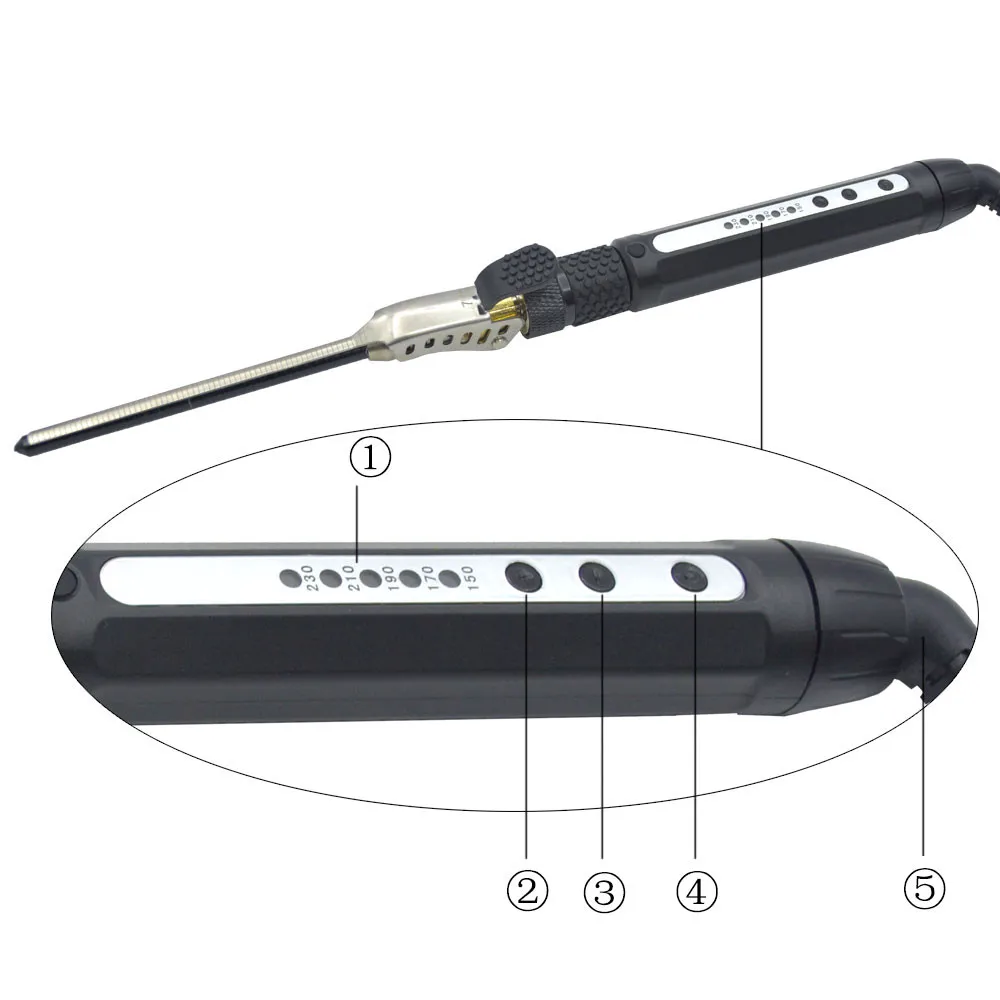 Hair Iron Ceramic Hair Curlers Curling Iron For Universal Voltage
