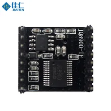  Mini MP3 Player Module MP3 Voice Decode Board Voice Module Board U-Disk IO/Serial Port with TF Card for Voice Prompt 
