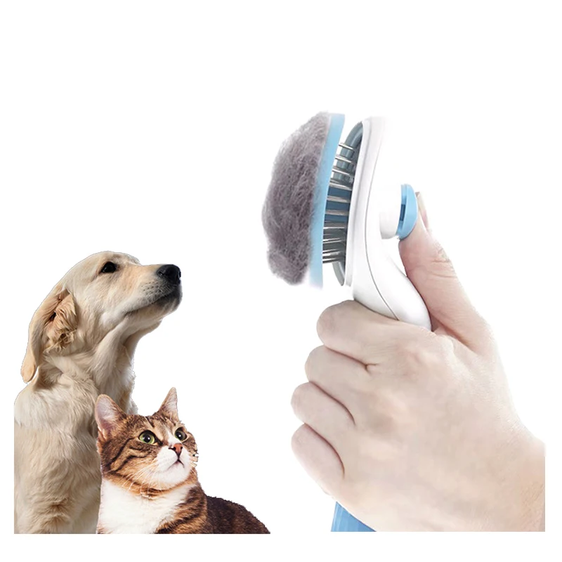 Домашнее животное инструменты для удаления волос расческа собак один клик