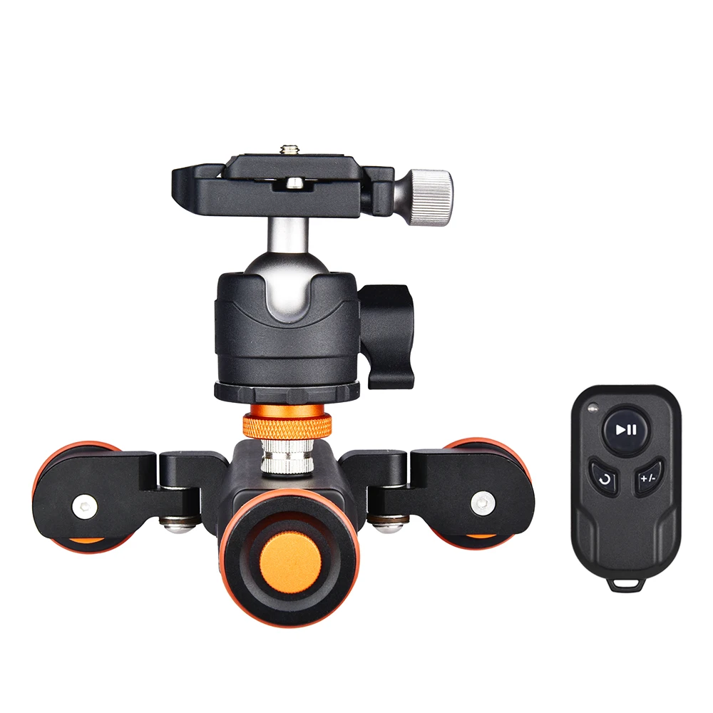 Andoer L4 PRO Motorized Camera Video Dolly Wireless Remote Control 3 Speed Adjustable Mini Slider Skater for Camera Smartphone