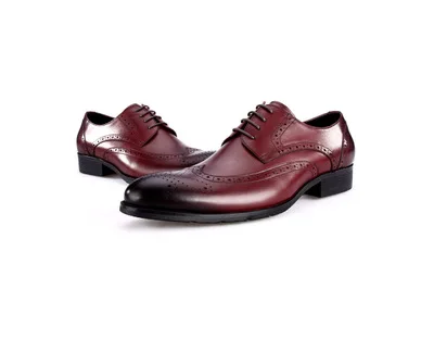 Mens Formal Shoes Genuine Leather Oxford Shoes For Men Italian Handmade Dress Shoes Wedding Shoes Laces Leather Brogues - Цвет: 11