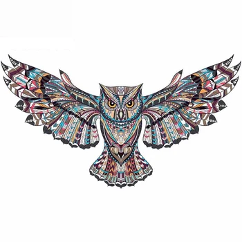 

Dawasaru Owl Spreading Wings Funny Car Sticker Waterproof Decal Laptop Suitcase Truck Motorcycle Auto Accessories PVC,13cm*7cm