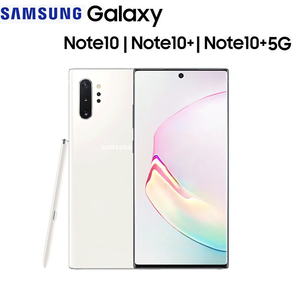 Original New Samsung Galaxy Note 10|10+|10+ 5G S Pen Infinity Display On Screen Fingerprint Android Smart Mobile Phone S PEN Original New Samsung Galaxy Note 10|10+|10+ 5G S Pen Infinity Display On Screen Fingerprint Android Smart Mobile Phone S PEN