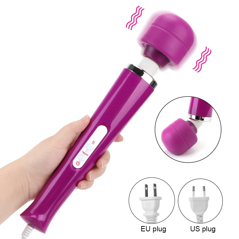 33 cm Große Vibratoren EU UNS Stecker Zauberstab Für Frauen Nippel Klitoris Stimulator Vaginal Anal Plug Dildo Weibliche Masturbator sex Spielzeug 1