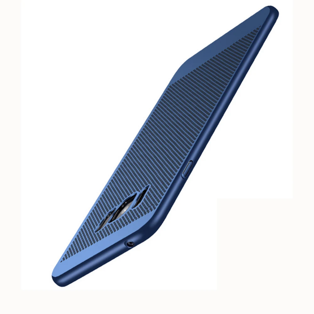 New generation Ventilation holes For Phone Case Samsung Galaxy S8 Plus luxury PC Back cover S7 edge | Мобильные телефоны и