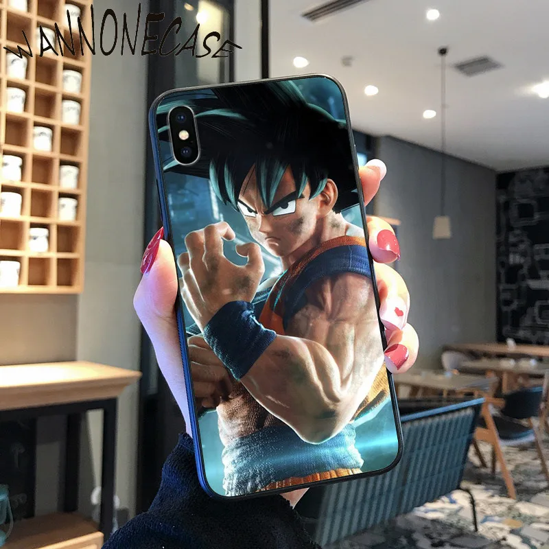 Dragon Ball Z GT Super Goku DIY Dicat Ponsel Case untuk iPhone 8 7 6 6S Plus X XS MAX 5 5S SE XR 11 11pro Promax Ponsel