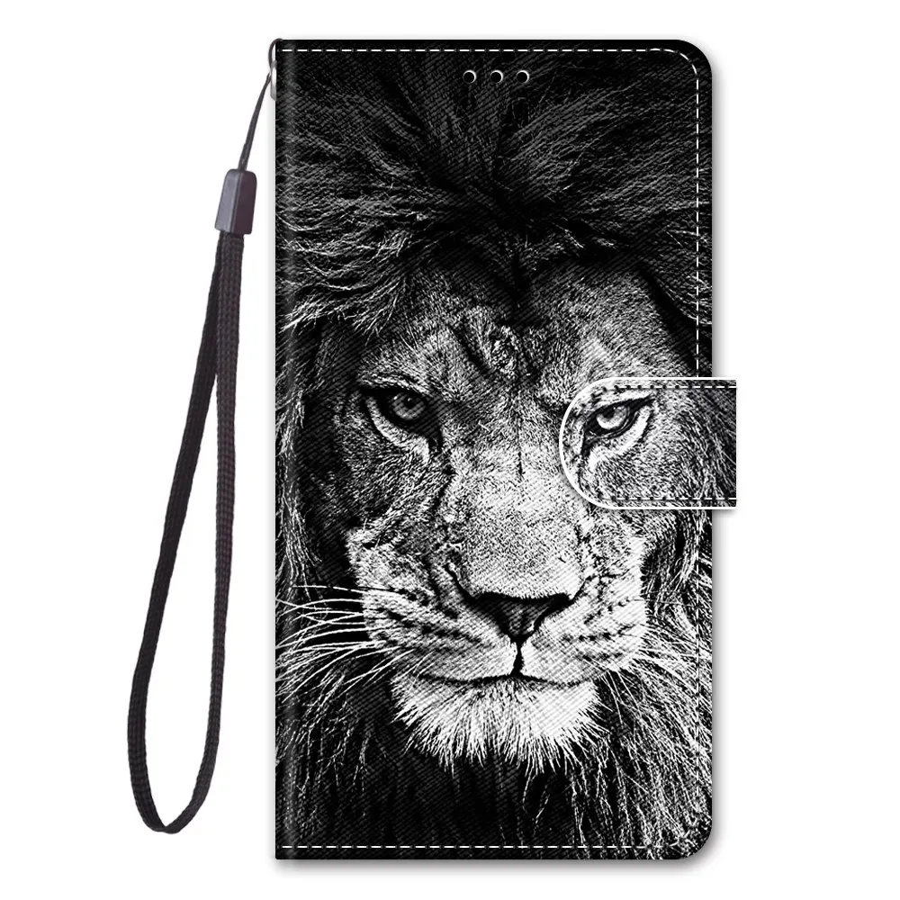3D Painted Leather Case For iPhone 12 mini 11 Pro Max X XS 6 7 6S 8 SE 2 2020 Case Fundas Flip Wallet Cover Cat Dog Coque Capa lifeproof case iphone 8 More Apple Devices