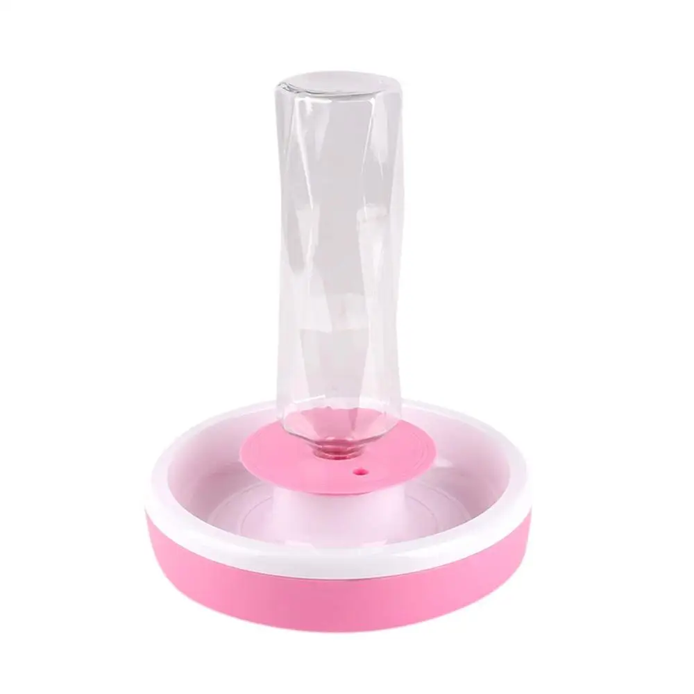 toy P With feeder Автоматическая питомец кошка фонтан воды забавные кошки палочка для котенка собака кошка питомец немой поилка питатель миска питейный фонтан диспенсер - Цвет: toy P With feeder