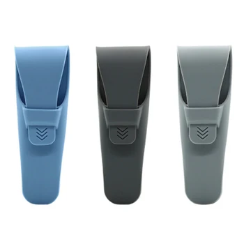 

Men's Portable Travel Case Box For Shaving Machine Holder Storage Manual Razor Handle Protective Silicone Gel Cover