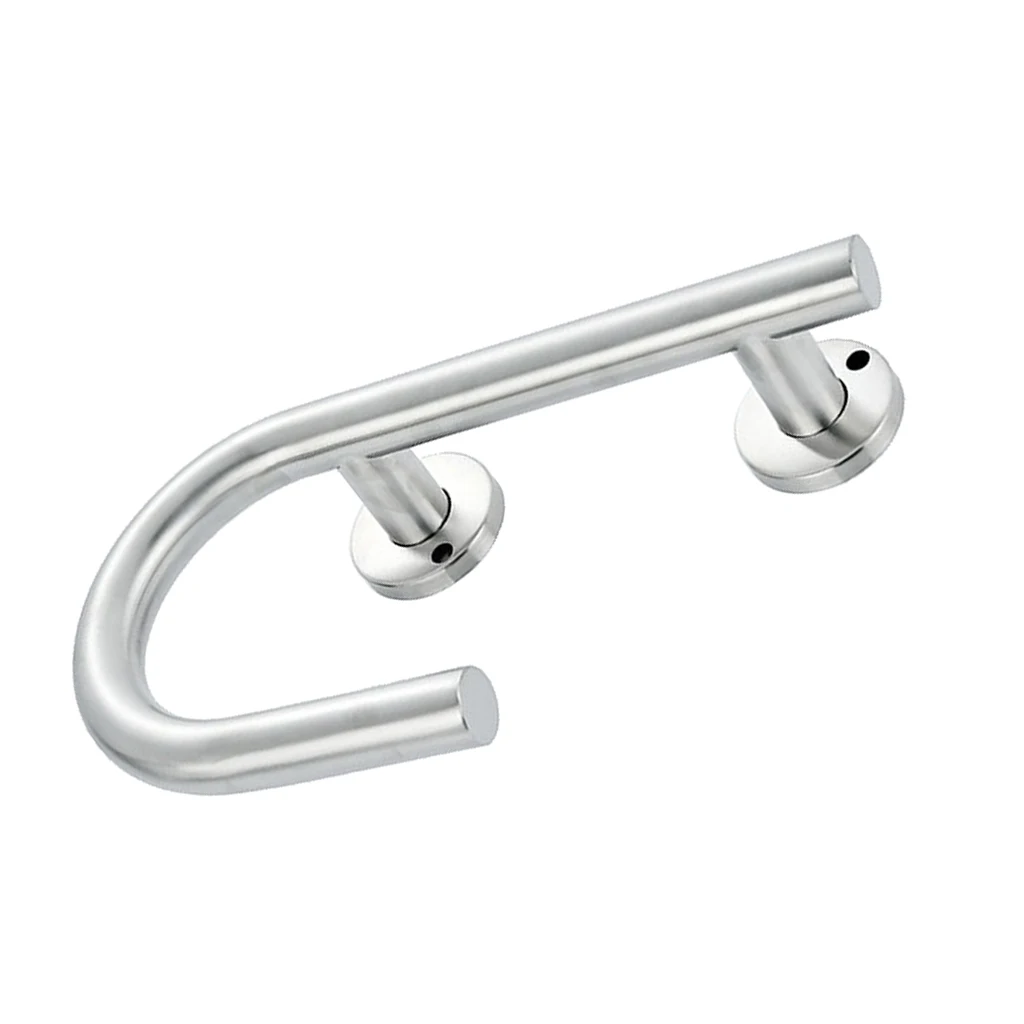 Stainless Steel Bathroom Handicap Elderly Grab Bar Safety Bath Shower Support Rail Handle Toilet Paper Holder