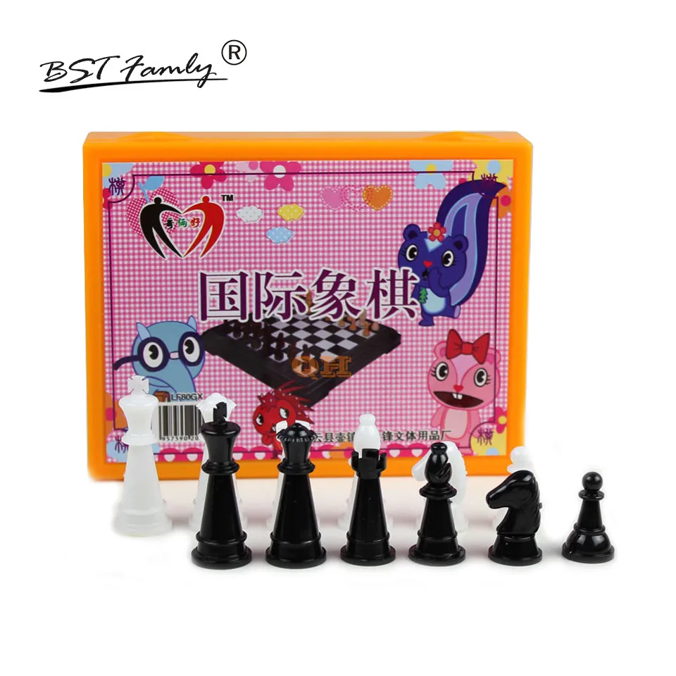 BSTFAMLY Chessman набор пластиковых шахмат игра в международные шахматы пластиковая