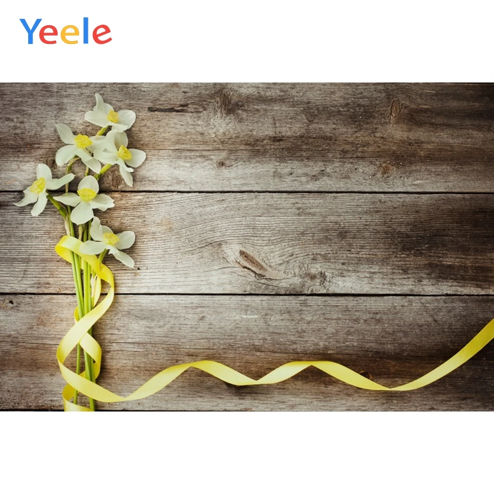 Yeele серая деревянная доска цветок лепесток кукла еда фотографии фоны персонализированные фотографии фоны для фотостудии - Цвет: NWH03960