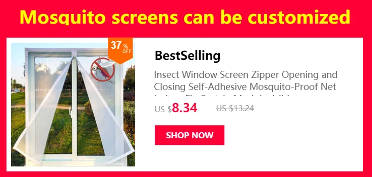 2021 New Magnetic Screen Door Curtain Anti-Mosquito Net Fly Insect Screen Mesh Automatic Closing Custom Size Easy Installation