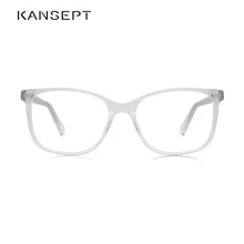 Kansept женские хрустальные очки оправа Модные прозрачные близорукость оптическая ацетатная оправа для очков высокого качества унисекс очки
