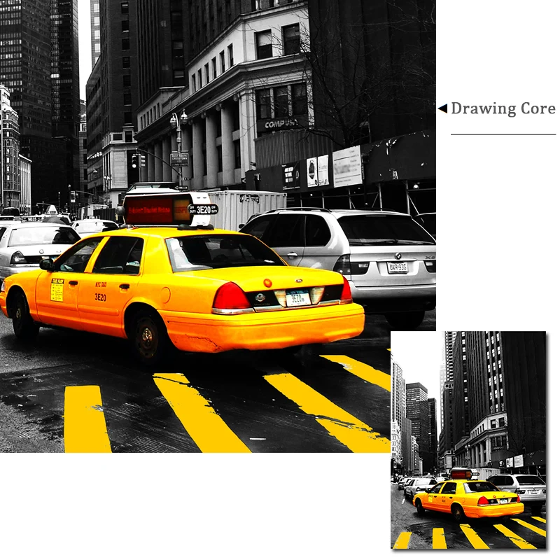 Настенная картина городской город постер на холсте в скандинавском стиле