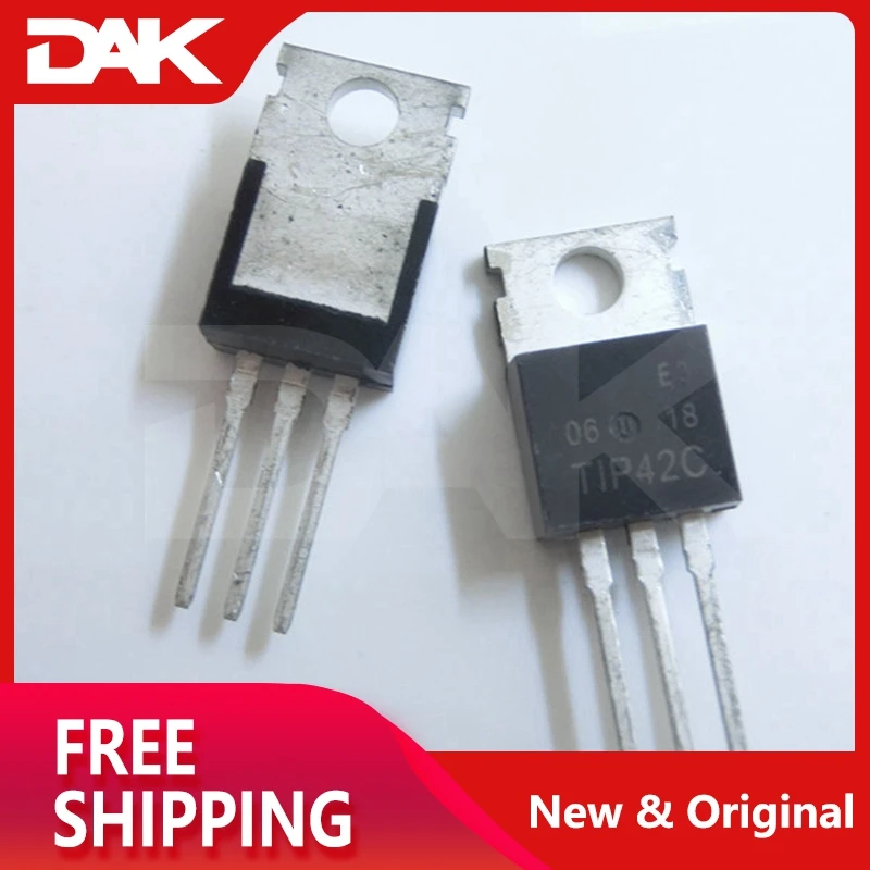 5 шт. TIP42C TRANS PNP 100V 6A TO220AB IC-CHIP