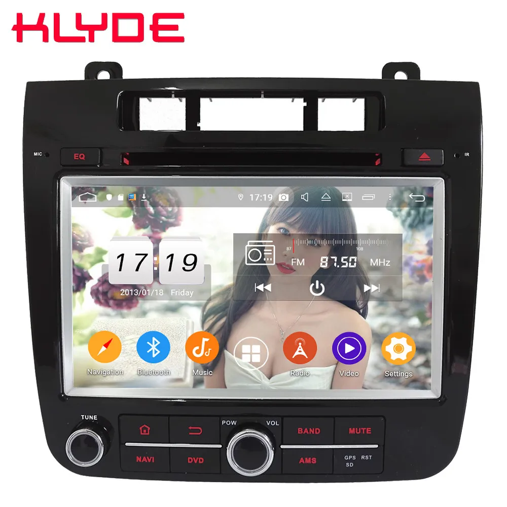 

Klyde IPS 4G Android 9.0 Octa Core 4GB RAM 64GB ROM DSP BT Car DVD Multimedia Player Radio For Volkswagen Touare g 2010-2017