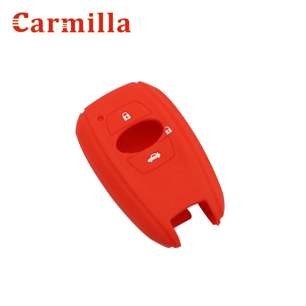 Силиконовый автомобильный смарт брелок Carmilla защитный чехол держатель для Subaru
