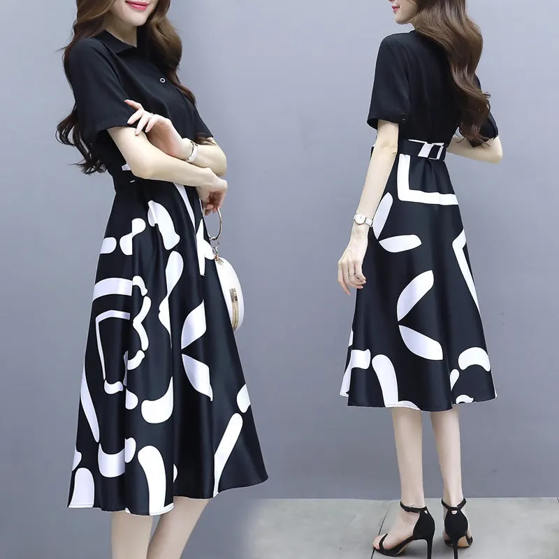 

Dress 2019 New Style Summer Korean-style Very Fairy of France Non-mainstream Platycodon Grandiflorum Elegant Slimming Popular ch